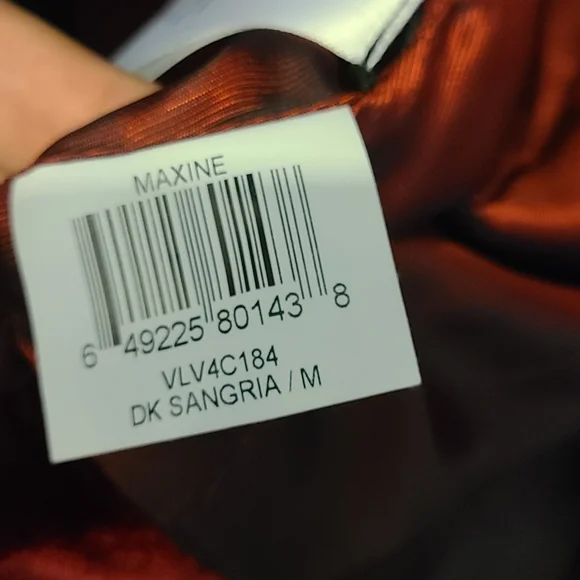 Bcbg Maxazria red velvet blazer - Picture 4 of 4